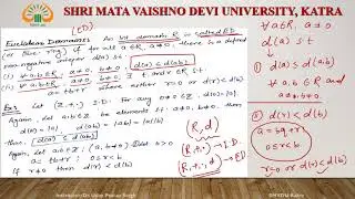 Euclidean Domain and It's Example (Abstract Algebra MTL 6051 # 27)