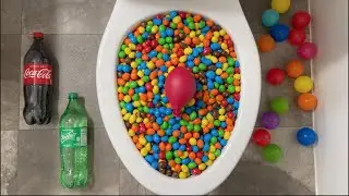 Will it Flush? Big Football, Cola Zero, Sprite, Fanta, Schweppes, Mtn Dew and Mentos
