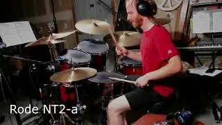 Drum Mic Comparison - RODE NT2-a and AKG C414 XLS