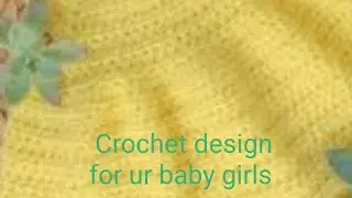 crochet design 2021 /ALL in One industry /#crochet #baby girls