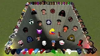 Angry Munci, Obunga Nextbots, Juandale Pringle, Nico's Nextbots FALL INTO HOLE in Garry's Mod
