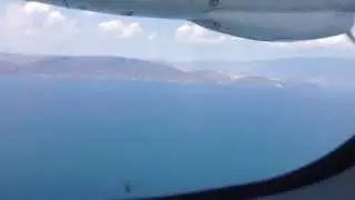 ATR42 Twin-Turboprop Takeoff from Volos airport, Greece- 2014