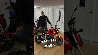 23 jours ! #moto #honda #grom #hondagrom #bike #motos #motorycle #quebec #canada #drummondville