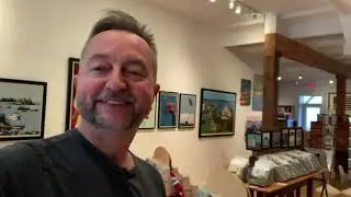 2020 overview art gallery tour, Gardiner, Maine