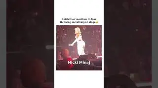 Celebrities' Reactions To Fans Throwing Things On Stage