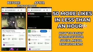 How To Easily Grow Your Social Media Engagement || I Got 50 More Likes In Under 1 Hour