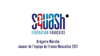 Gr&eacute;goire Marche - Joueur de l'&eacute;quipe de France Masculine 2021