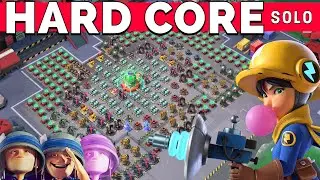 great HARD CORE solo on operation Forlorn Hope - BOOM BEACH gameplay & attack strategy