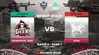 GEEKFAM G2C vs DNE - Game 1 | GROUP STAGE DAY 1 - DGWIB DELTA FORCE SEASON 2