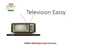 Television (mediated communication) ||BEGE 103