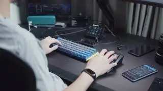 Thirsty Lube Neon Lights LowEnd Grind Ultimate PC Keyboard Fail 2