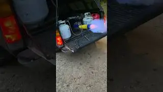 Propane cannon 💥 #trending #viral #reels #fyp #shorts #artillery #propane #cannon #explosion