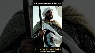 4 Commanders in Battle of Muta چار جرنیل صحابہ غزوۂ موتہ میں!#islamic #History #ai #generals #viral