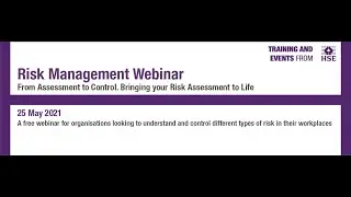 HSE's Free Risk Management Webinar