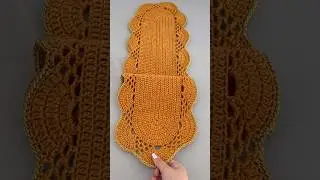Trilho de mesa de croch&ecirc; 🧶
