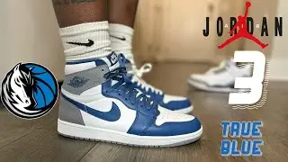 JORDAN 1 TRUE BLUE REVIEW! 1ST UNDER RETAIL COP OF 2023 🥶