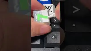 Drawing Cristiano Ronaldo jersey number 7 on the keyboard#diy #art #tiktok #trending #customkeys