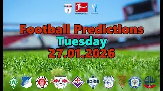 Football Predictions Today | League One | Top Matches Tuesday 27 January