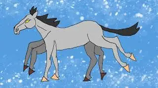 Sleipnir Galloping - Eight-Legged Horse Runcycle