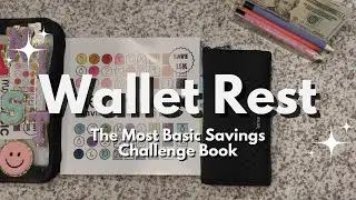 ✨Unstuffing  and Cash Stuffing My Wallet ✨| The Most Basic Savings Challenge Book | NotJustABudget