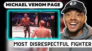 AMERICAN Reacts To Michael Venom Page Is The Most DISRESPECTFUL Fighter Of All Time|Dar The Traveler