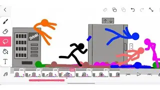 stickman fight animation tutorial flipaclip 
