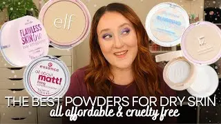 THE *BEST* POWDERS FOR DRY SKIN! Setting, Finishing, Loose & Pressed Powder *Affordable & Drugstore*
