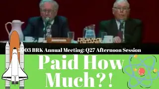 Warren Buffett: Compensation Is Not Rocket Science (2003 Q27 pm)