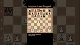 Magnus Carlsen's Queen Trapped | Catalan Opening