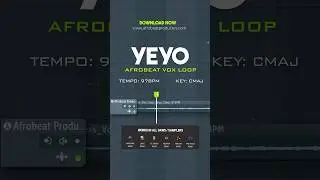 FREE DOWNLOAD Afrobeat Vox Loop 100% Royalty Free | Afrobeat Vocal | 