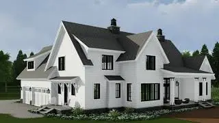 Breezy Grove CL-18-003 Modern Farm House | Master Bedroom with Vaulted Ceiling