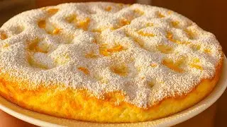 Włoskie ciasto bez proszku do pieczenia: 4 składniki 🍊 Wszyscy pytają mnie o przepis!