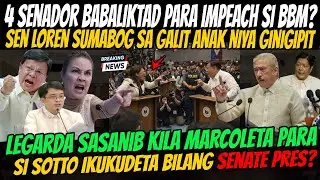 4 SENADOR BABALIKTAD NA PARA IMPEACH SI BBM!? SEN LEGARDA SMABOG SA GALIT SA PANGIIPIT KAY LEVISTE!