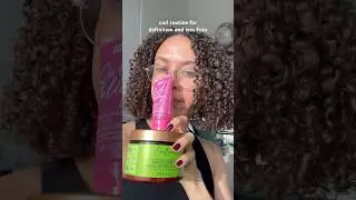 curly routine for less frizz and more definition 💌 #curlyhair