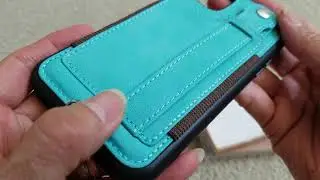 2 TOOVREN iPhone 11 Leather Case & Lanyard Wallet Case + Kickstand!