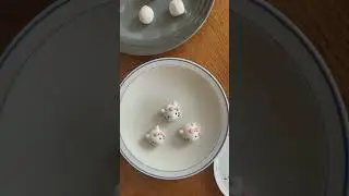 Hello Kitty tang yuan #tangyuan #glutinousriceballs #hellokitty #hellokittyandfriends #cutefood