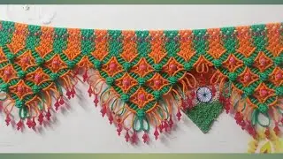 macrame new design toran very beautiful how to make//macrame toran tutorial