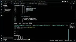 SPARSE MATRIX In C |C| #computer #coding #programming #c #sparsematrix #vscode #btech #youtube #dsa