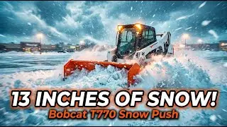 Surviving a Snowstorm: Bobcat Snow Clearing in Action!