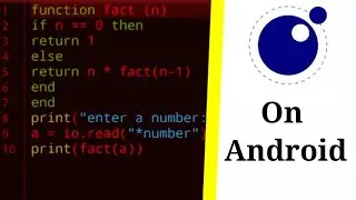 Write and Run Lua Script On Android ||Qlua app review