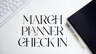 March Planner Check-In - What am I up to now? | Personal rings