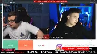 Vandal dostaje 1500zł na live #vandal#nester#live#xwerting#walka#donejt&oacute;w