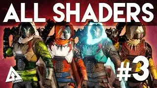 Destiny All Shaders Часть 3 &mdash; Glowhoo, God of War, Crypographic и многое другое!