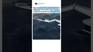 The $500M Swan-Shaped Superyacht!🤯