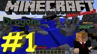 Minecraft Mini-Games | Dragons | #1 BEGINNERS LUCK?!
