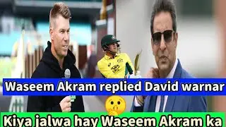 This is not IPL Baby||Wasim Akram reply to David warner When Jake Fraser -Mc Gurk gets out