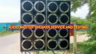 AUDIO MASTER SPEAKER SERVICE AND TESTING dj master 1000 amplifier check