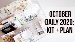 October Daily 2020 Kit + Plan | Serena Bee Creative