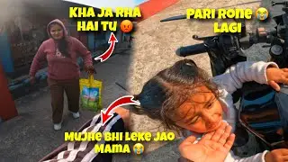 Pari to rone 😭 lagi mama mujhe bhi sath leke jao market 😭