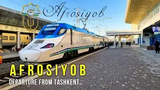 Afrosiyob train leaves Tashkent for Samarkand